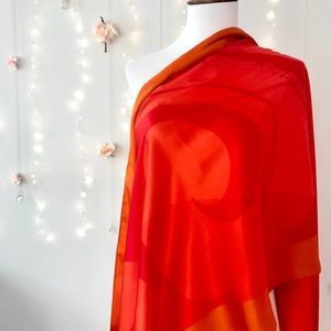 Rare Authentic Beijing 2008 Olympics Silk Scarf